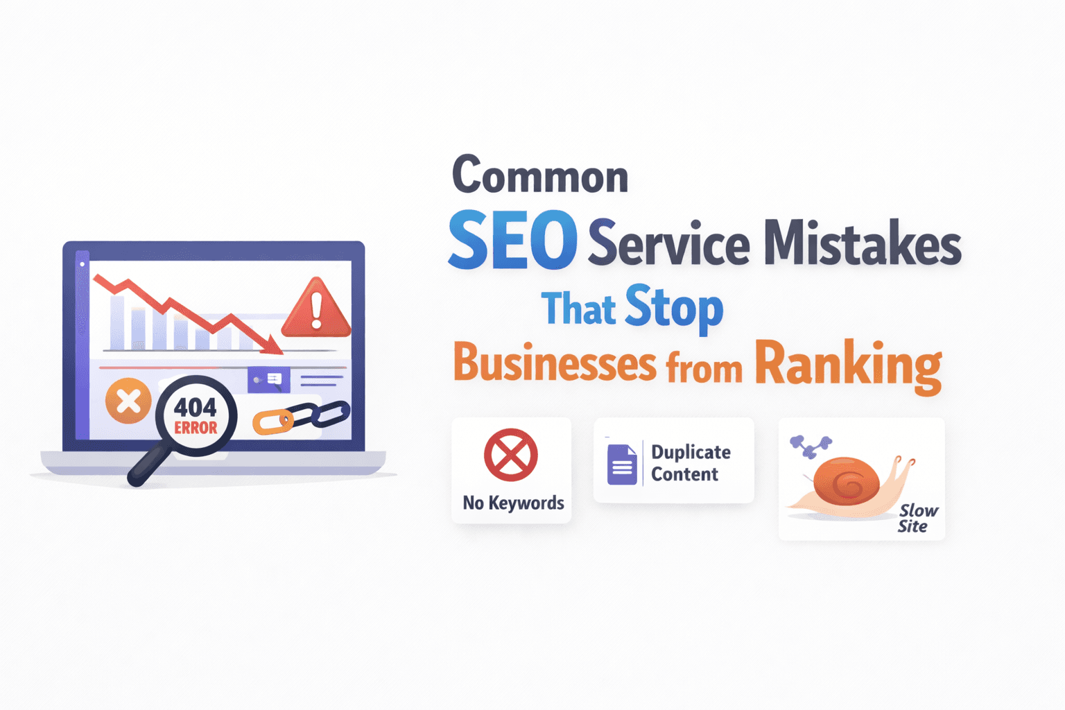 Common SEO Service Mistakes That Stop Businesses from Ranking
